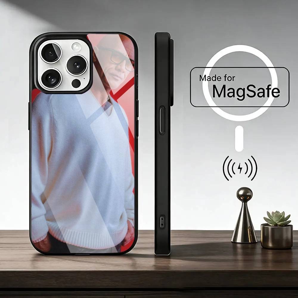 Actor D-Dwayne J-Johnson   Phone Case For iPhone17,16,15,14,13,12,11 Plus,Pro Magnetic with Magsafe Wireless Charging