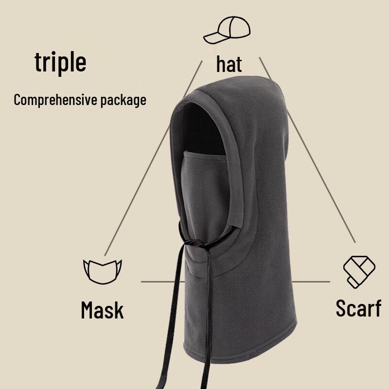 Junyou Winter Warm Fleece Balaclava