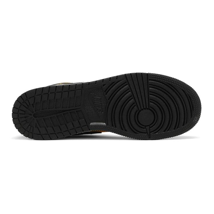 Scarpe da ginnastica per bambini Air Jordan 1 Low GS University Oro Nero Bianco 553560-700
