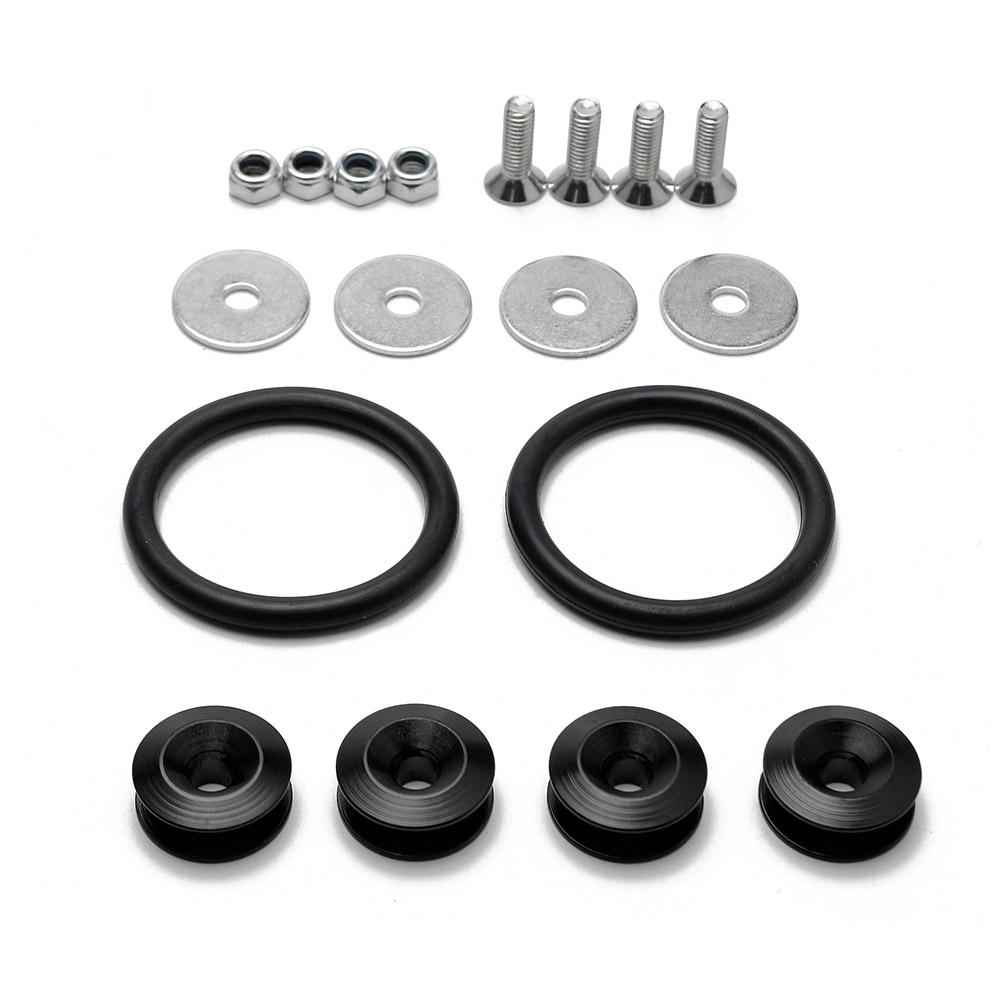 Aluminum Quick Release Fasteners are ideal for front bumpers Rear bumpers and Trunk Hatch lids without logo BX100224