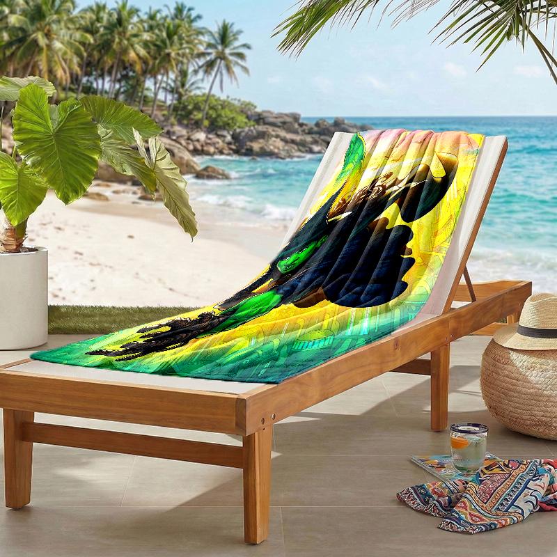Fashion Beach Towel: Ideal for Summer Adventures Soft, Absorbent and Quick Drying Suitable for Swimming and Bathing