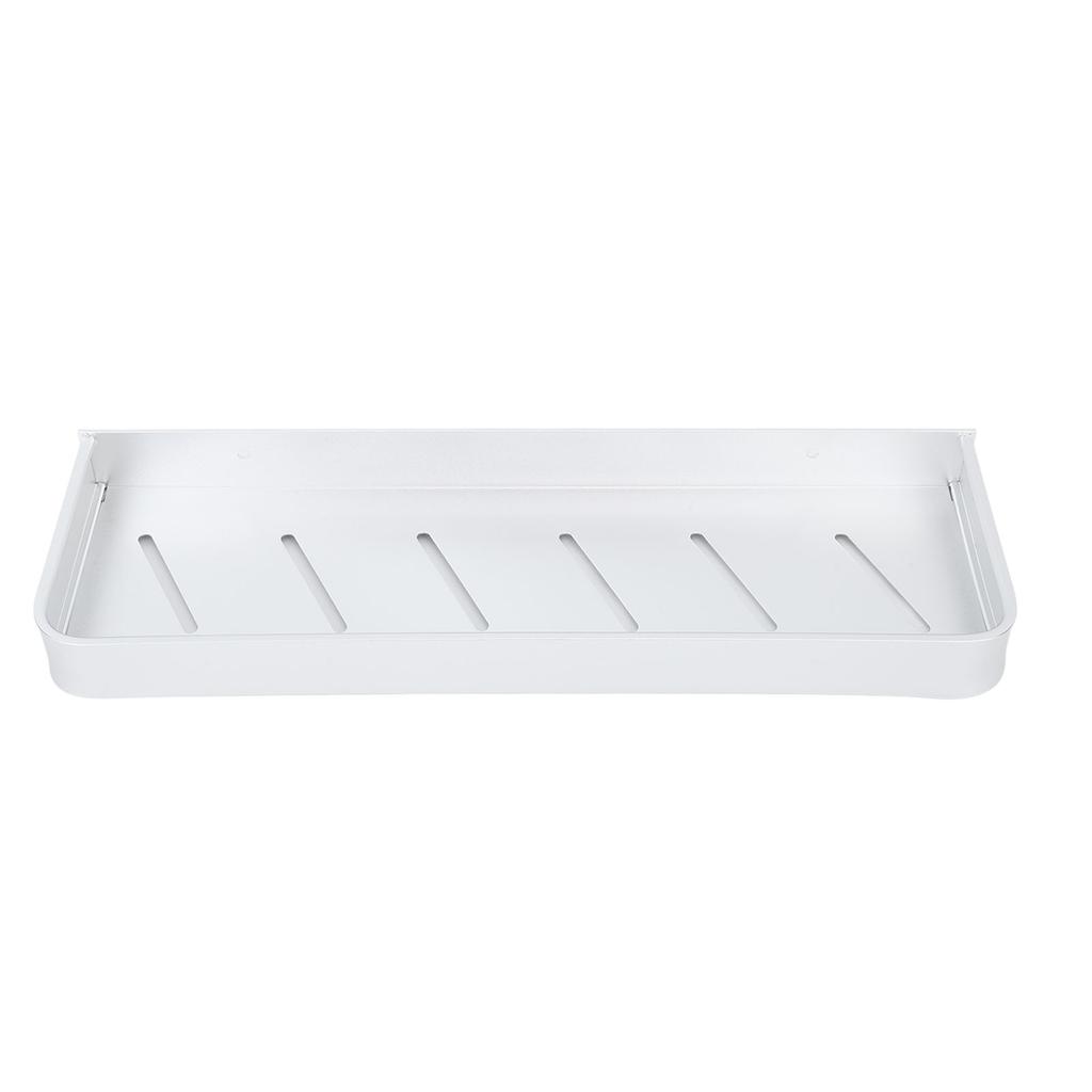 Bathroom Space Aluminum Shelf Bathroom Wall Mounted Drill Free Shelf Toilet Storage Rack with Hook 40cm