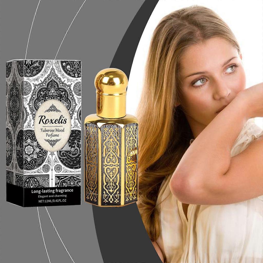 Arabian Style Perfume Evening Fragrance Natural Fresh and Elegant Fragrance Carry with You Fragrance Portable Exudes Charm Perfume 12ml