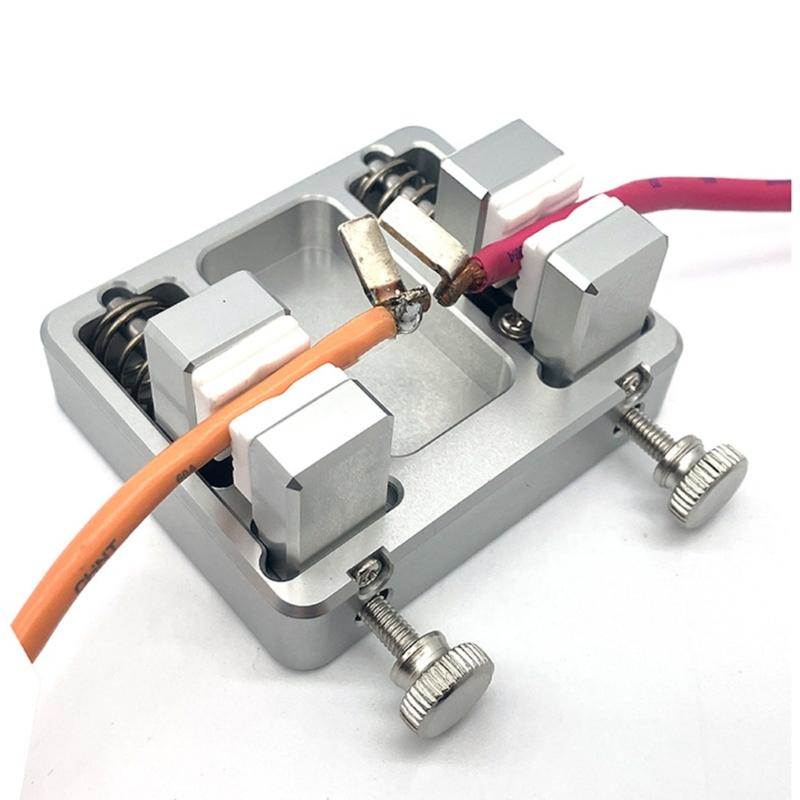 Welding Wire Fixture Thickened Cable Clamp Nonslip Soldering Wire Holder For Electrical Component Assembly