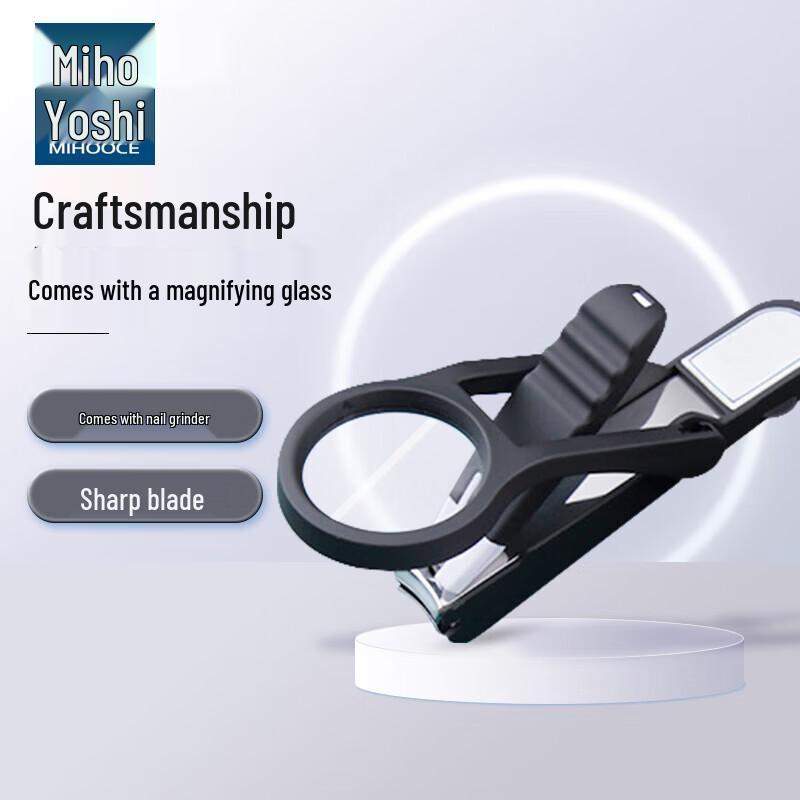 Маникюрные кусачки с лупой для толстых ногтей