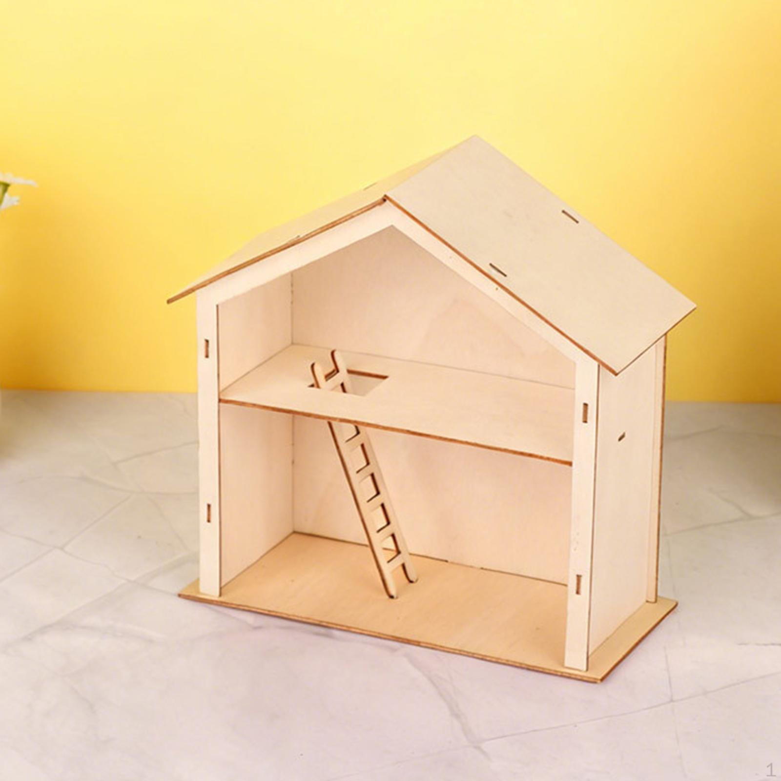 

DIY Wooden Christmas Kit Ornament Unfinished Paint and Build for Home Decoration Art Projects