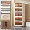 Foldable Multi-Layer Storage Cabinet for Clothing, Snacks, Books, and Toys