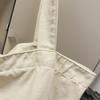 Canvas Shoulder Bag Large Capacity Letter Tote Bag Commuter Shopping Bag Women's Bag