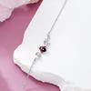 Ladybug Bracelet, Made of 925 Sterling Silver, Hypoallergenic, Ladybug Leaf Bracelet, Ladybug Accessory, Women's