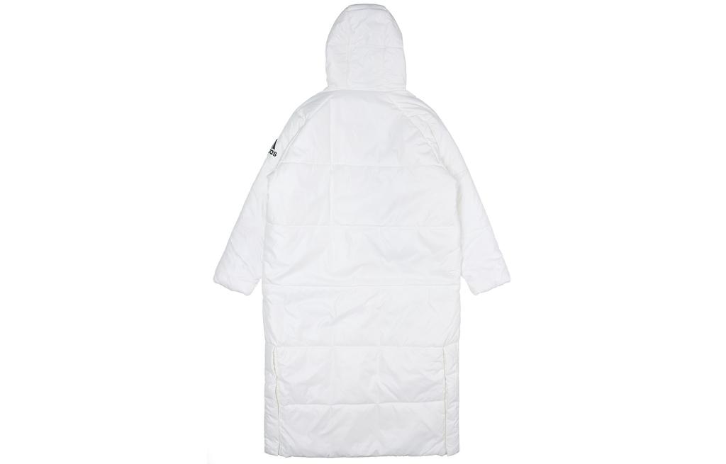 Adidas Puffer Jackets Women's White Hooded Moderate EK4814