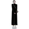 Autumn Winter Over-the-Knee Long Knitted Dress: Slimming and Thickened