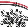 Black S-Hook Clip Hook Shifts Cable Brake Gear Cable Housing Fixing Holder Guide