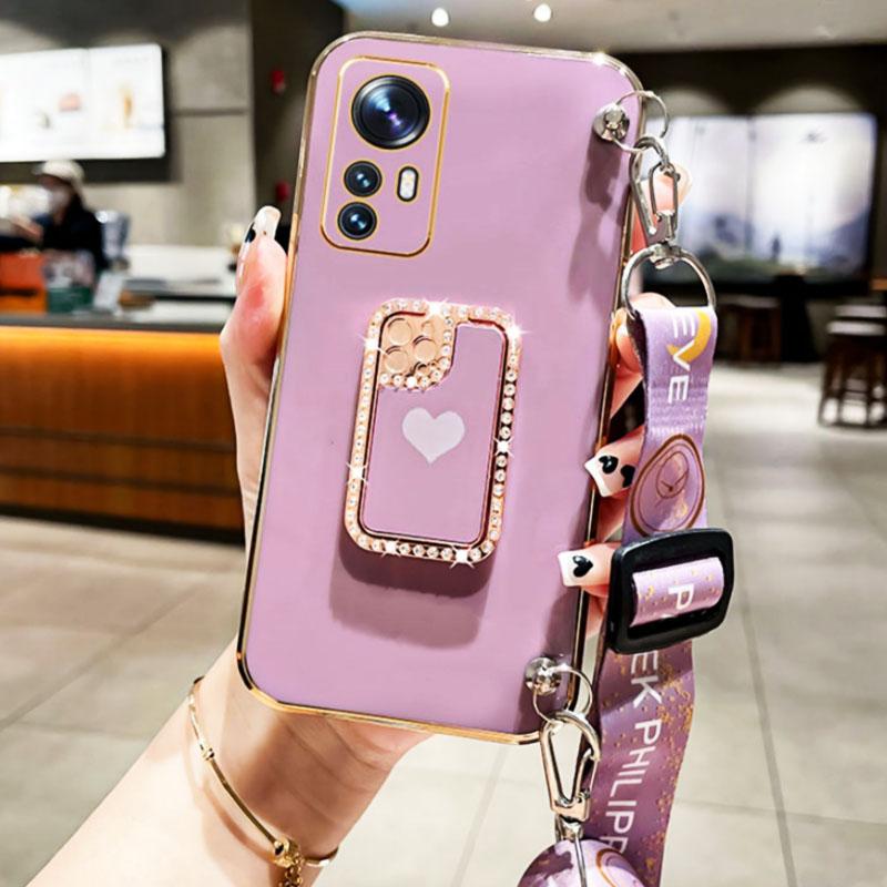 

Чохол-підставка Crossbody 360° Love Diamond Bracket Case для Oppo Find X7 Ultra FindX7 X6 X5 X3 Lite Pro Neo Oppo Find X7 Ultra білий