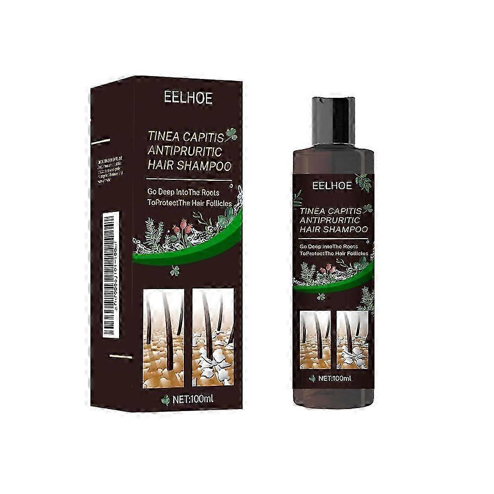EELHOE Anti-tinea and Anti-itching Shampoo, Anti-hair Loss, Refreshing, Oil-controlling, Anti-dandruff and Anti-itching Shampoo
