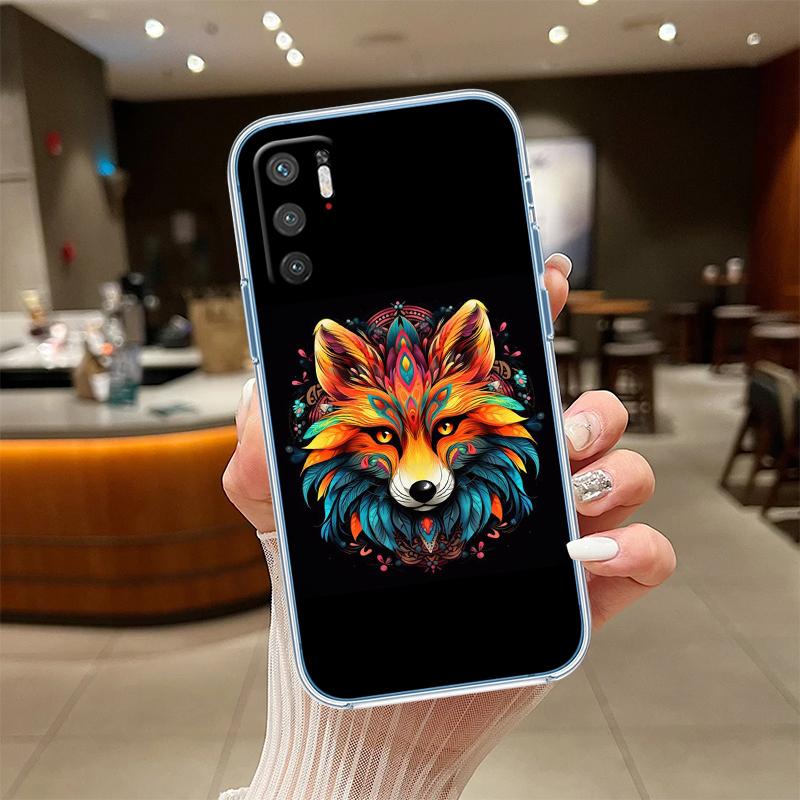 RE31 fox cute Transparent Phone Case for Motorola Moto G40 G04 G05 One Ace Action  Fusion + Plus Hyper Macro Vision Zoom