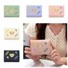 Cartoon Three Fold Wallet Star PU Leather Coin Purse Portable Women Short Wallet  Women