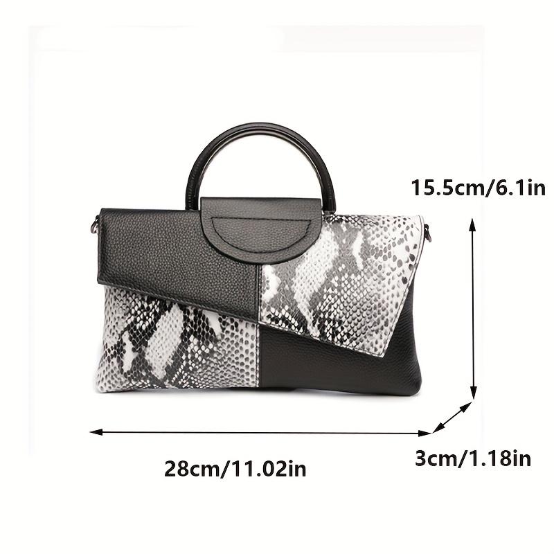 European American Womens Crocodile Pattern Clutch Elegant Evening Handbag Stylish Shoulder Crossbody Bags for Women Daily Use