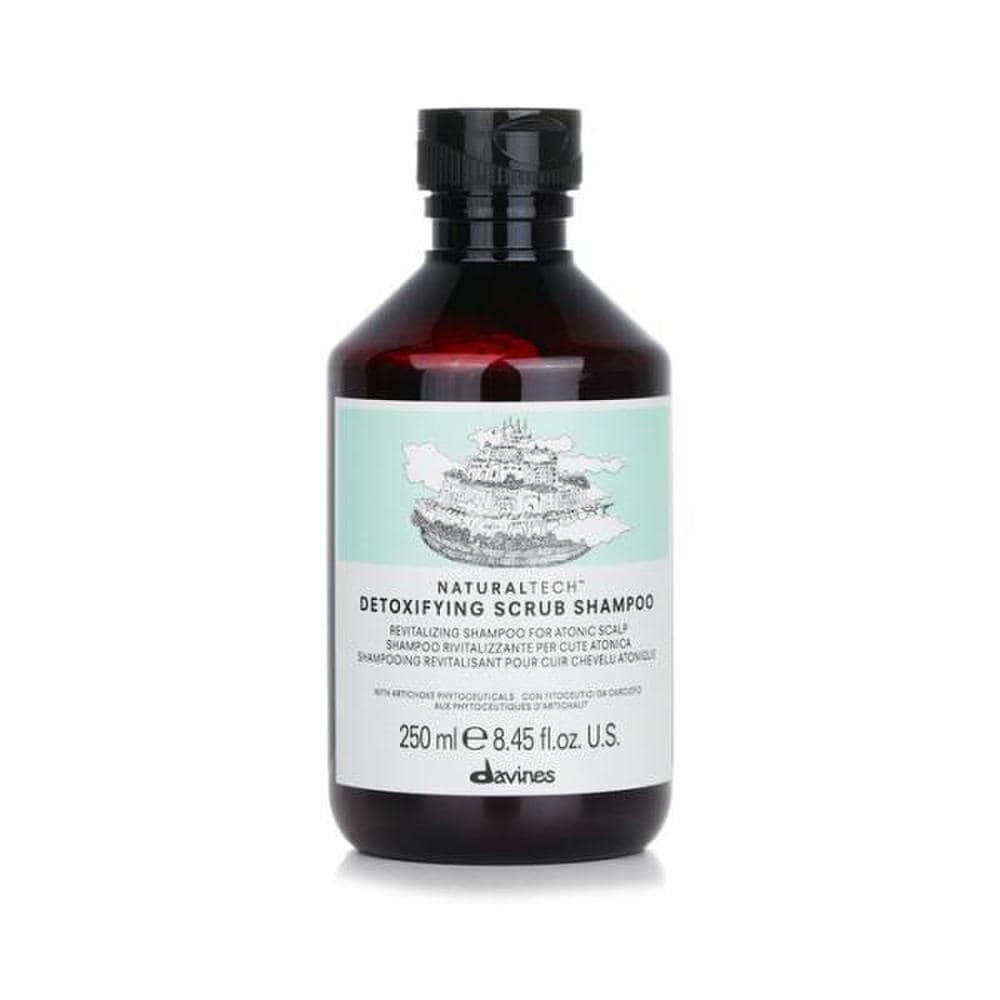 

davines natural tech детоксифицирующий шампунь-скраб 250мл
