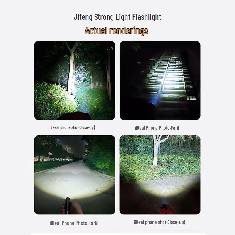 BeeBest Rechargeable Zoom Flashlight