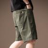 High-end American outdoor sports and leisure tooling five-point pants men's summer thin loose breathable straight splicing shorts
