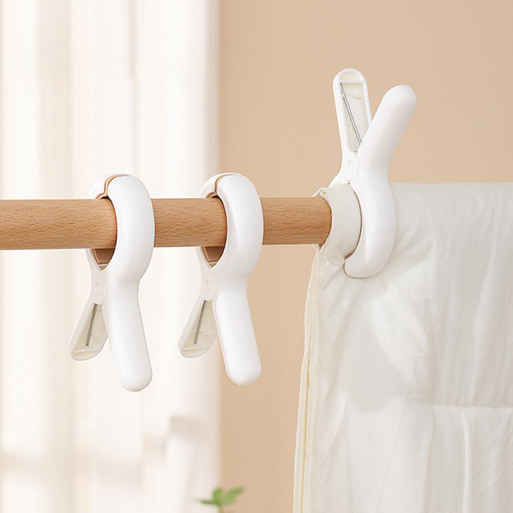 12/24PCS Windproof Clip For Hanging Quilts, Anti-Slip Clothes Drying Hook, Quilt Clip Without Marks, Clothes Drying Fixator