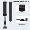 95AF Versatile Leather Watch Strap with Breathable Designings Fashionable Leather Replacement Strap Watch Band for Fit 3