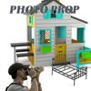 1:12 Doll House Vintage Miniature Bed Mini Realistic Bed New Metal Dollhouse Bed