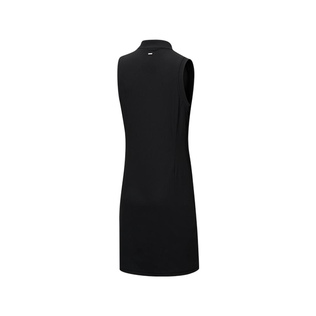 Saucony SS25 Urban Lifestyle Series Fashion Minimalist Comfortable Soft Sleeveless Dress Women dresses Black SA1259WD01L-BK001