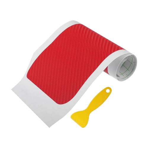 

Motoforti Универсальная защита порога заднего багажника автомобиля, накладка на бампер, отделочная полоса, наклейка, крышка, длина 90 см 35,43 , ПВХ с рисунком карбонового волокна, защита от царапин