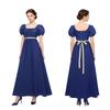 W Bridgeton Cos Dress Vintage Regency Dress High Waist Ball Skirt Victorian Dress Dress