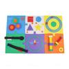 3D Printed Montessori Busy Board Montessori Mirror Puzzle Lock Mobile Gear Busy Board Early Educational Sensory Toy For Kids