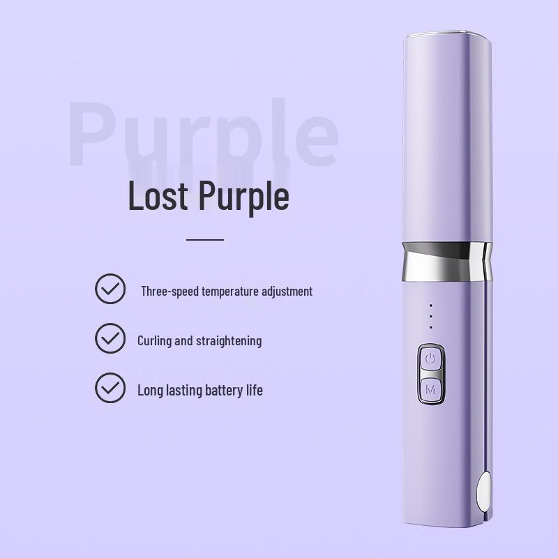 Dual-Use Wireless Hair Straightener with Charging Plate and Negative Ion Care