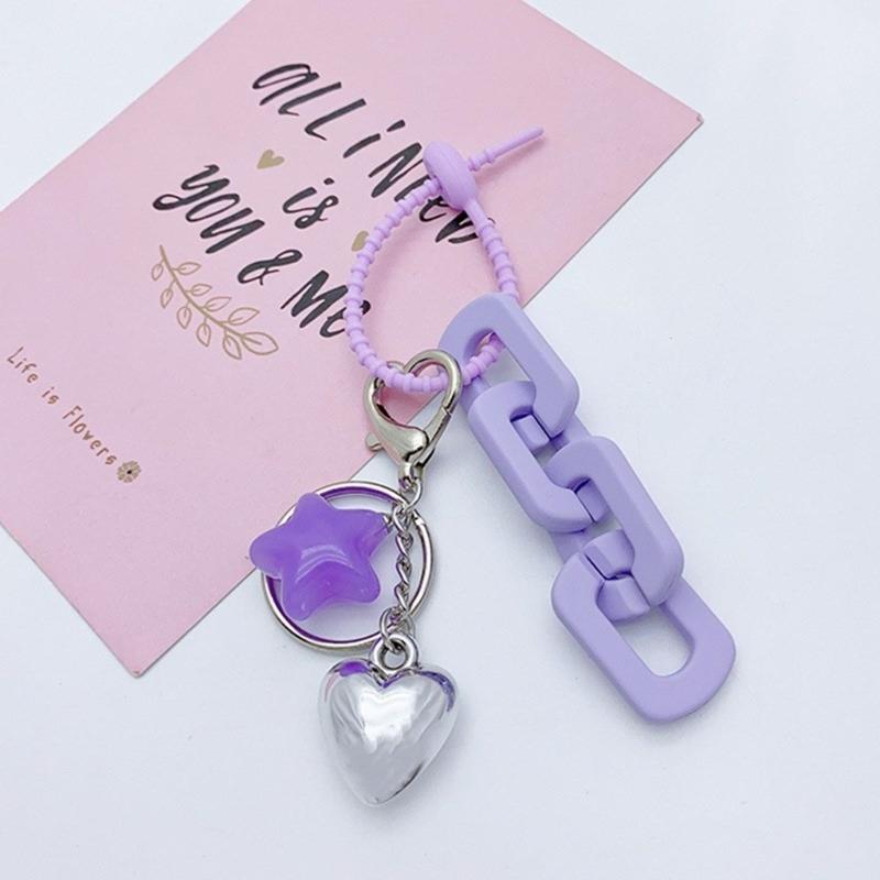 Key Organizer Star Pendant Keychain Star Key Holder Keychain Accessories for Bag