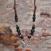 Jingdezhen Ceramic Beaded Butterfly Choker, Retro Chinese Style Niche Versatile Neckwear Accessories