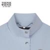 Teenie Weenie Women's Lightweight Collegiate Stand Collar Jacket