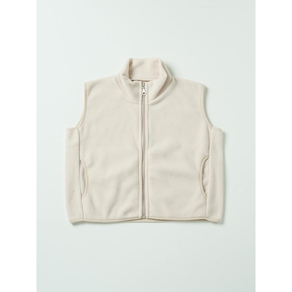 

Daiso [детский] Флисовый жилет 130 Слоновая кость