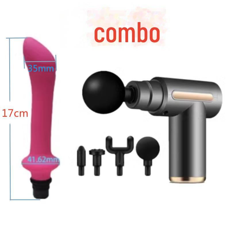 Multi-Function Massage Gun Adapter Kit with Silicone Heads for Adults