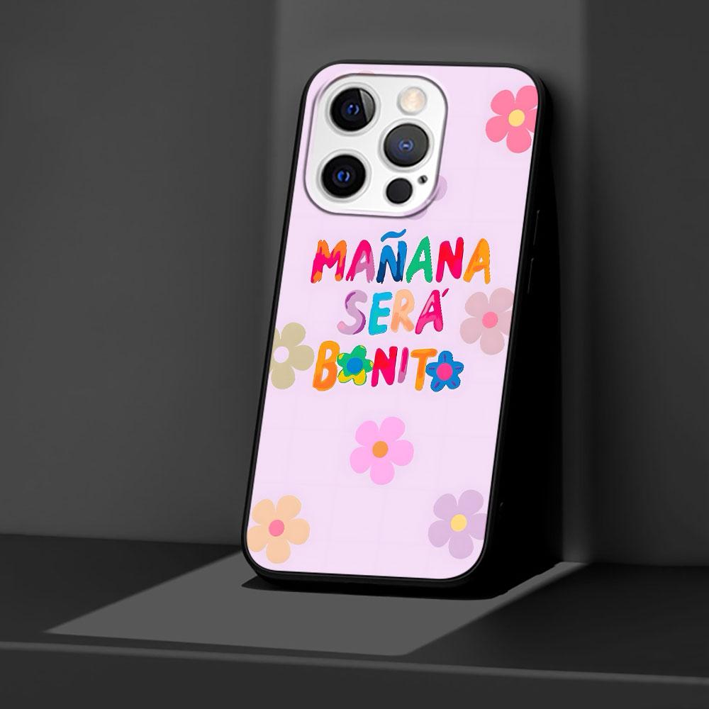 Karol G Manana Sera Bonito Case for Apple iPhone 14 11 16 Plus X XS 13 12 Mini XR 15 Pro Max Silicone Black Soft Phone Cover