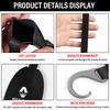 Auto Interior Organizers Hooks Car Back Seat Hook Headrest Hanger For Renault Dacia Laguna 2 3 Coupe Modus Kadjar Captur Megane 1 2 3 4 CC