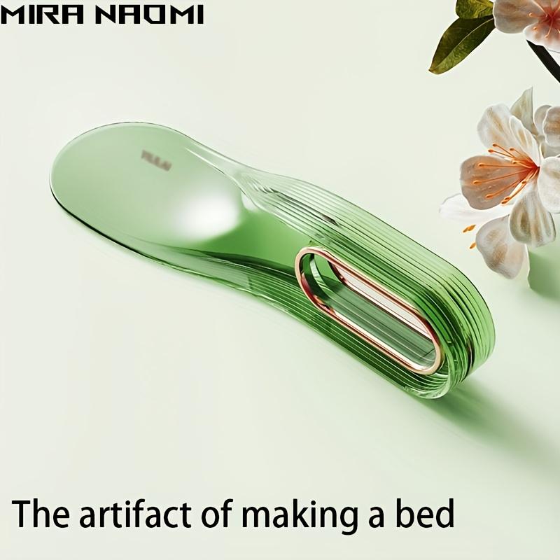 

1-piece Bed Sheet Organizer and Mattress Protector - Bedding Tool with Ergonomic Grip, Multiple Color Options, Suitable for Home зелений