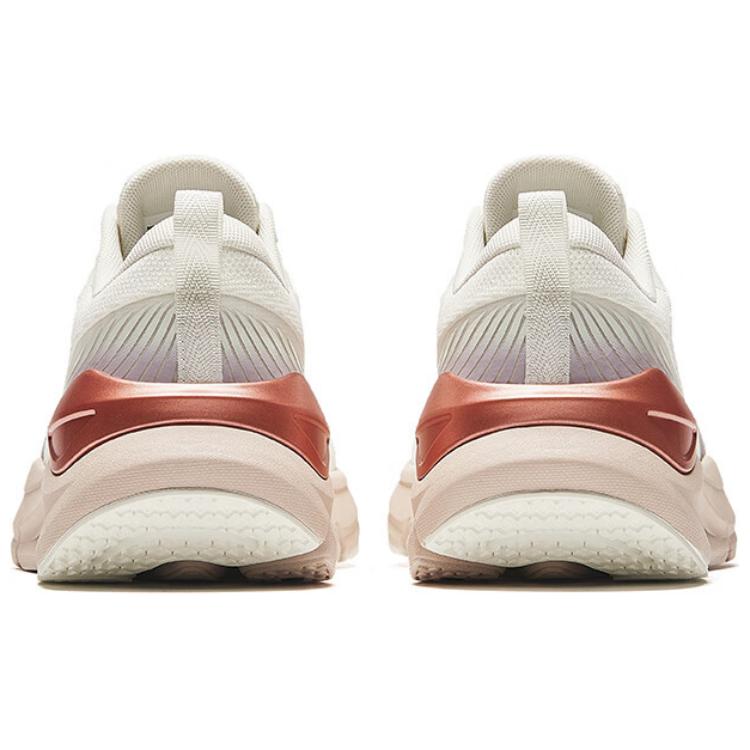 Anta Shunxing 8 Comfortable Versatile Breathable Lightweight Low-Top Running Shoes Women Sneaker White Purple 122437718-4