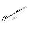Competition Slogan Car Lamp Eyebrow Sticker Personalized English Vinyl Decal Waterproof Car Body Decoration Sticker Accessories
