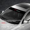 Car Front Windshield Stickers Front and Rear Decorative Emblem For Tesla Model 3 Model S Model X Y Roadster Performance