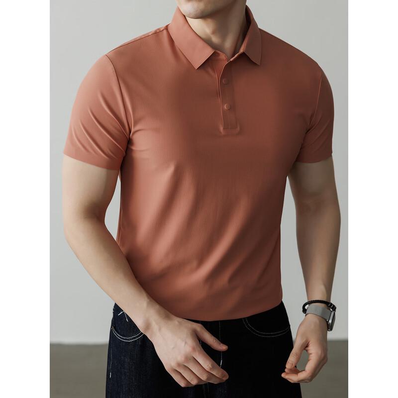 Hengyuanxiang Men's Short Sleeve Polo Shirt