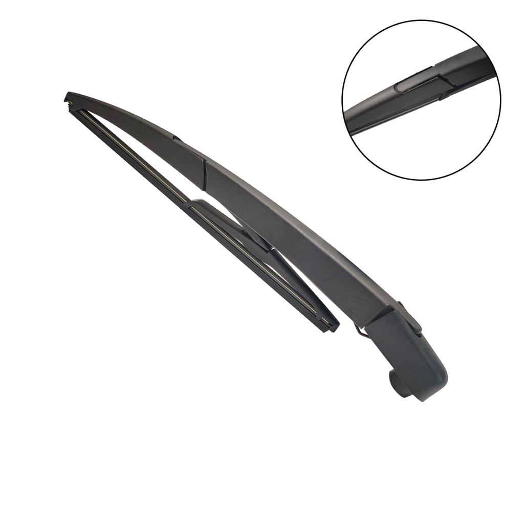 Rear Windscreen Wiper Blade Wiper Arm Kit For Renault Captur Kaptur 2008--2018 Windscreen Windshield Wipers Brushes Cleaning Ac
