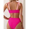 Pink Sexy Bikinis 2026 Swimsuits Women Swimwear Push Up Female Beach Swim Wear Bathing Suits Brazilian Bikini Set Pool Bather