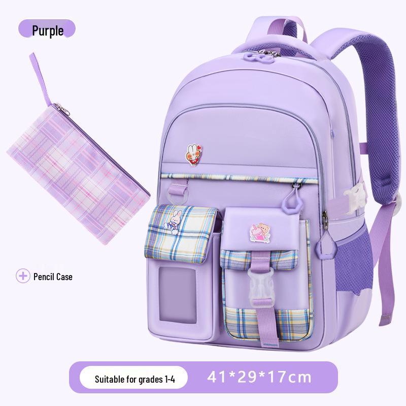 „Ultralehká školní taška s ochranou páteře pro dívky ze základních škol (Třídy 3-6)"