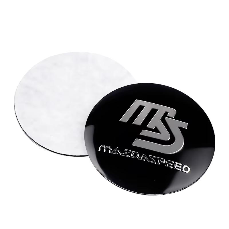 4 Stück/Set Auto Radnabenkappen Aufkleber für Mazda 2 3 5 6 Axela Atenza Speed 6 CX-3 CX-4 CX 5 CX-7 CX-8 CX-9 Demio MPS Miata