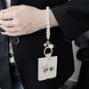 Leather Phone Case for Motorola Razr 60 Pro 50 40 Ultra Mooto Razr 60 50 40 Cover Wrist Strap Cute Cartoon Bear Ring Bracelet