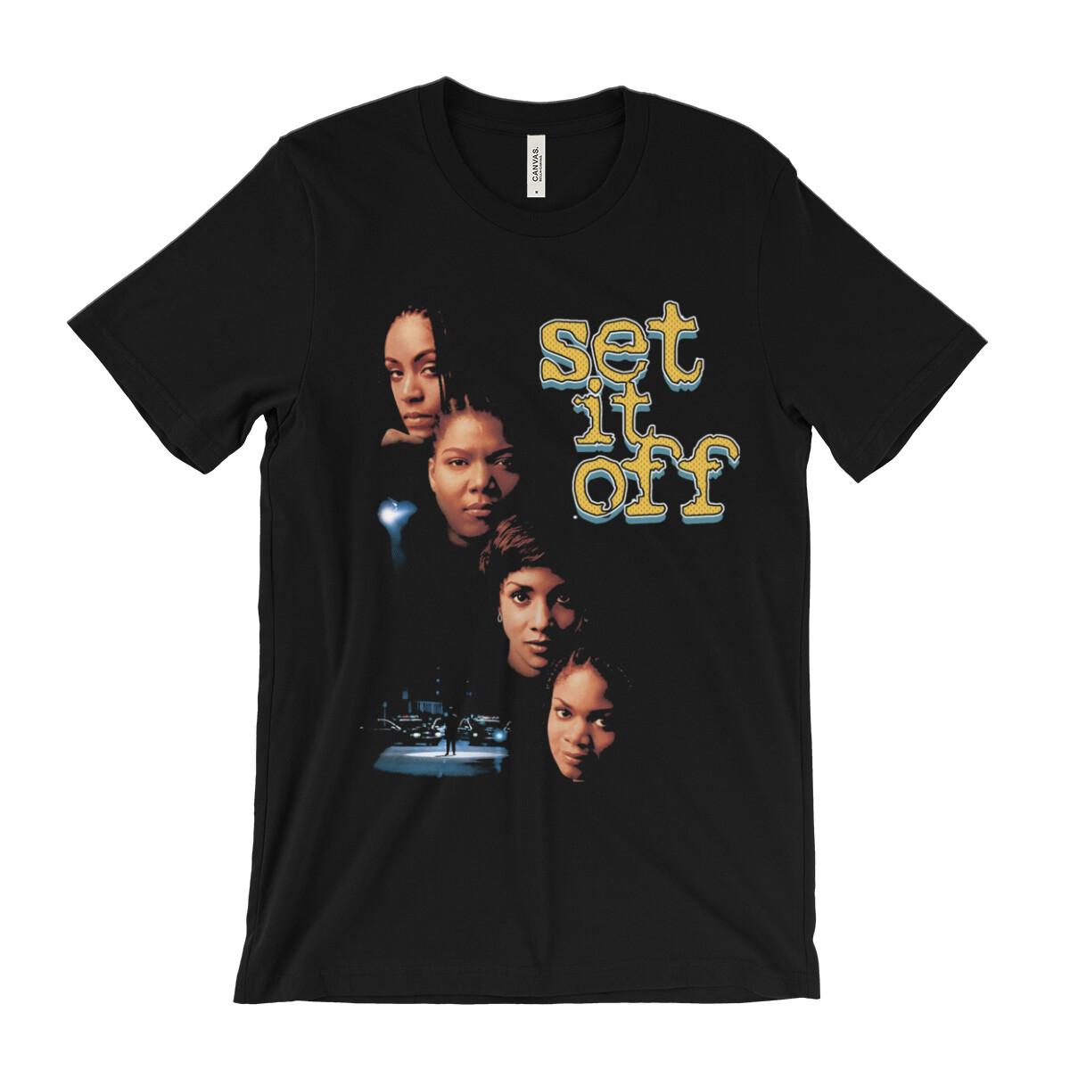 

26 Set It Off T Shirt - movie film Classic Hip Hop Queen Latifah Unisex T-Shirt XXXL